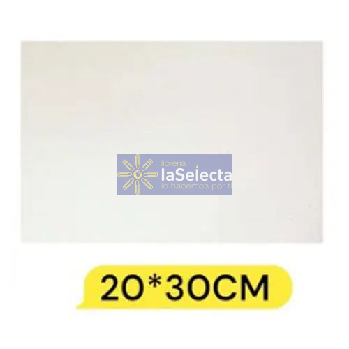 GOMA EVA LISA 20X30 CM 2MM BLANCO IMPORTADO